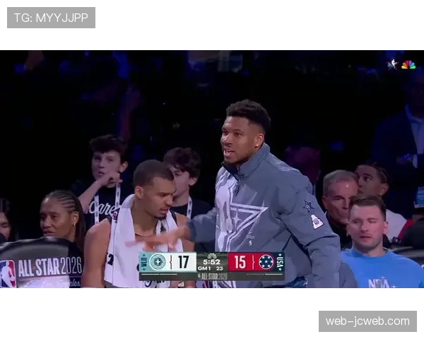 全明星正赛唐斯logo三分命中，世界队轰出14-2攻击波